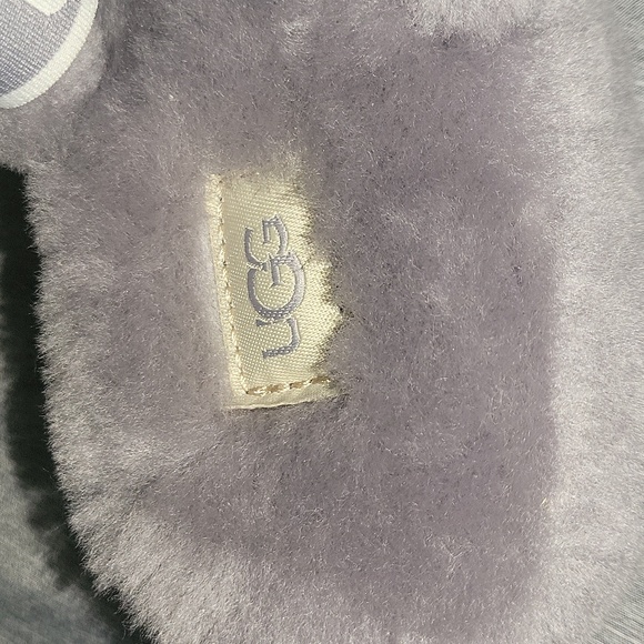 UGG Oh Yeah logo double strap sandals in soft amethyst - Picture 7 of 16